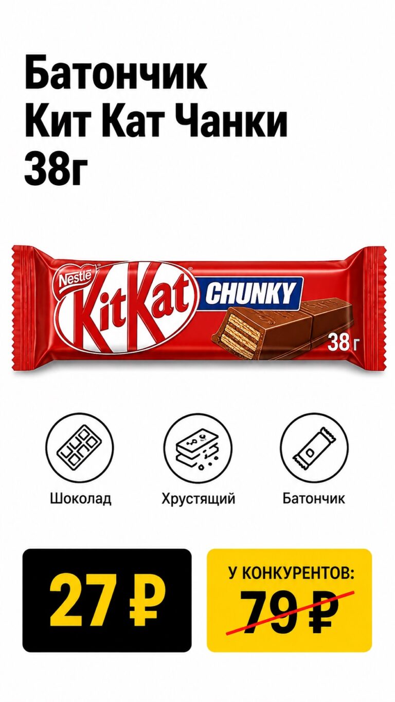 Батончик Кит Кат Чанки 38г